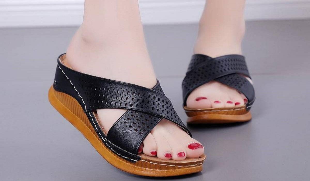  Buy And Price slippers with small wedge heel 