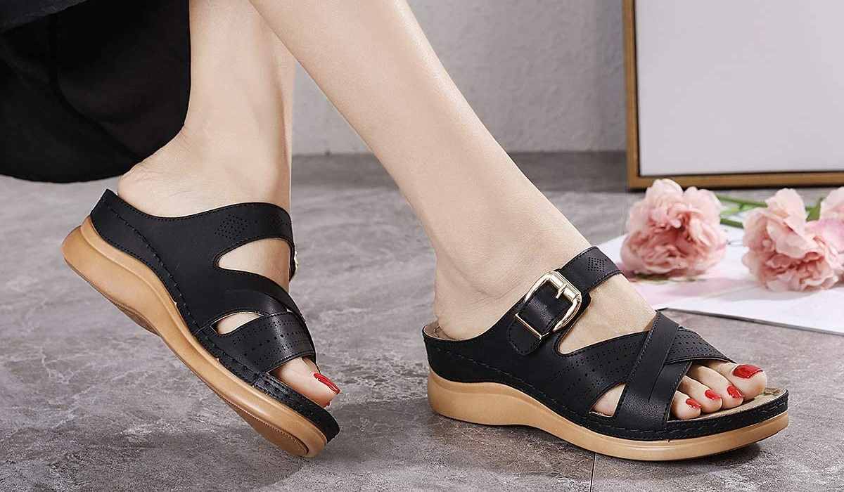  Buy And Price slippers with small wedge heel 