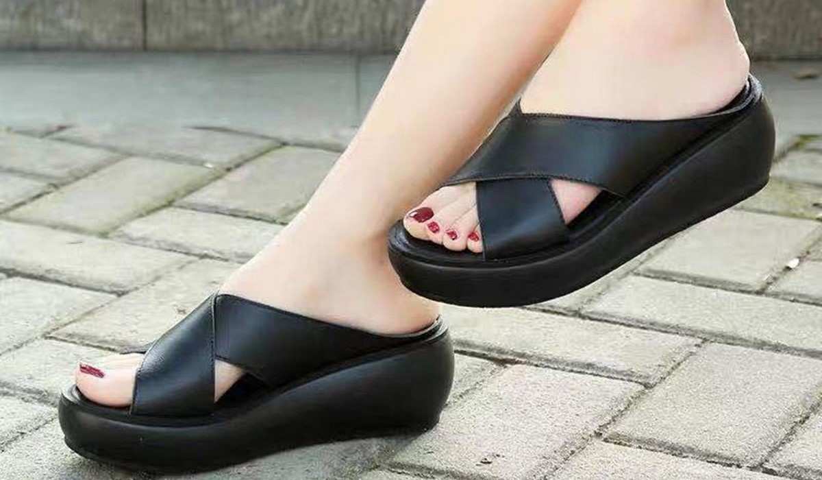  Buy And Price slippers with small wedge heel 