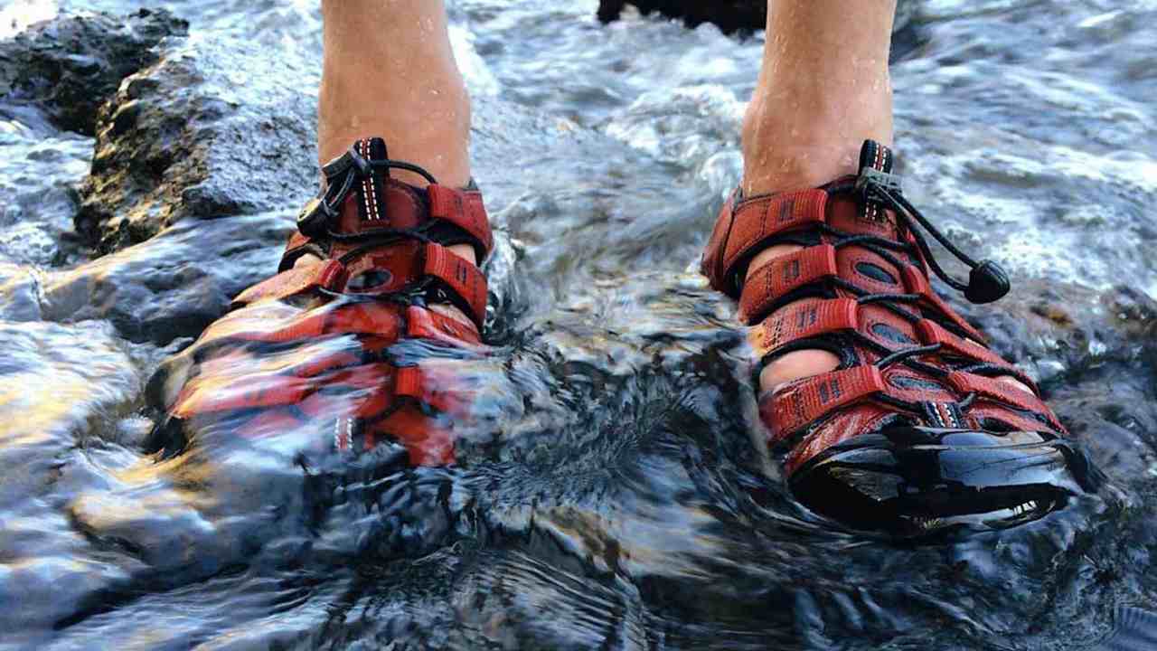  Buy red sandals flat black at an Exceptional Price 