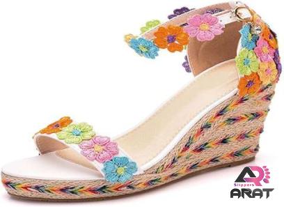 Learning to buy an cute embroidered sandals from zero to one hundred